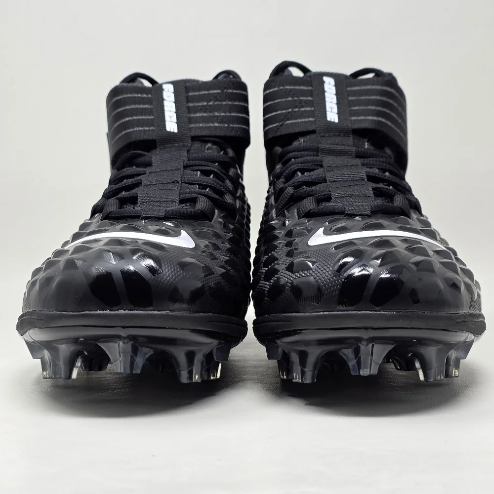 Nike Force Savage Pro 2 Football Cleats Men Size 10.5 AH4000-002 Black/White New